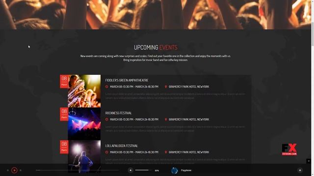 WeMusic - Music Band Event Drupal Theme Shelley Lawrie смотреть онлайн