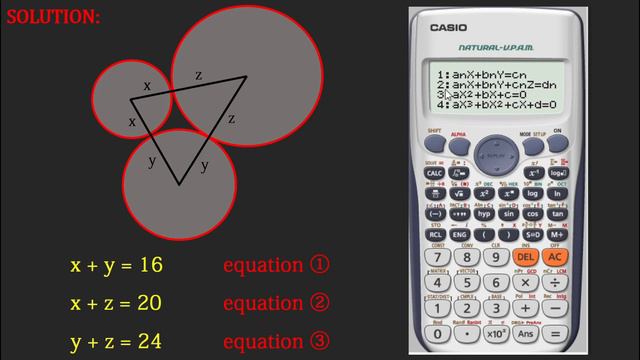 CALCULATOR TECHNIQUE (3 EQUATIONS 3 UNKNOWNS) смотреть онлайн