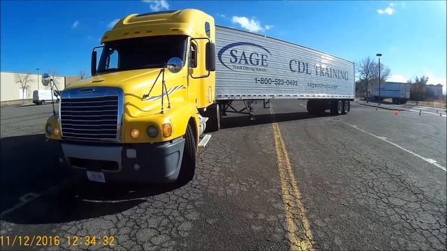 CDL Test, Class A 2023 "90 Degree Alley Dock" смотреть онлайн