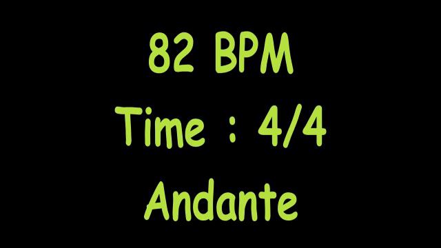 82 BPM Metronome Click Track on 4/4 смотреть онлайн