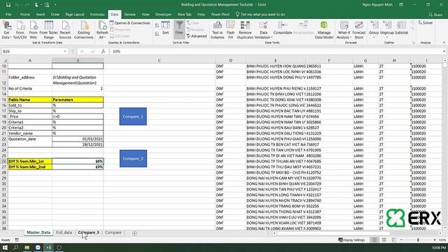 Bidding and Quotation Management Tool (Excel - VBA - SQL) смотреть онлайн