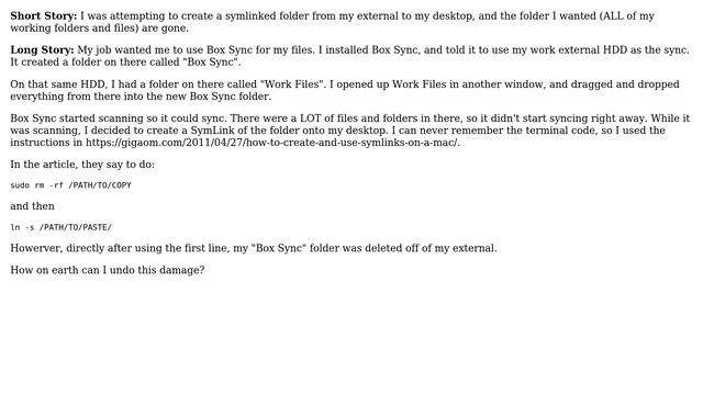 Apple: Recover FIles/Folder from sudo rm -rf Terminal Command смотреть онлайн