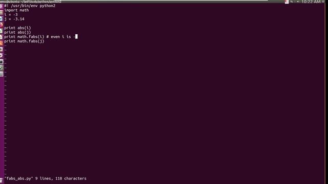 Python2 | fabs vs abs, What Is Difference смотреть онлайн