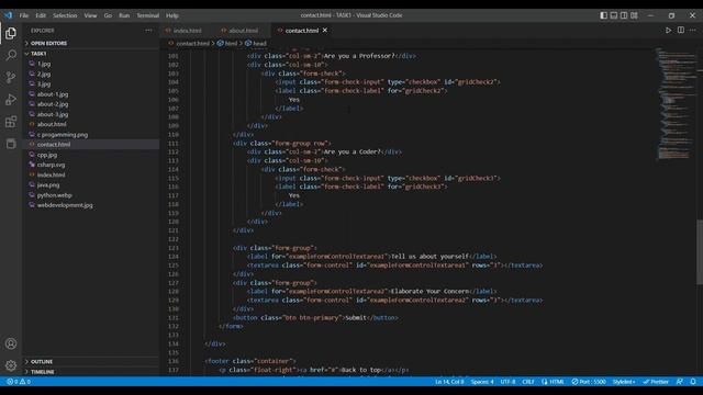 Landing Page using HTML || Bootstrap || OASIS-INFOBYTE || INTERNSHIP || TASK1 смотреть онлайн