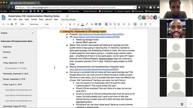 Kubernetes SIG Storage - CSI Implementation Workgroup 20180907 смотреть онлайн