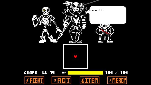 [TAS] No Hit Disbelief Papyrus (All Phases)