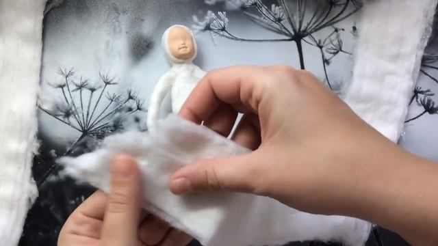 Ватная игрушка Снегурочка. МК ЧАСТЬ 1 смотреть онлайн