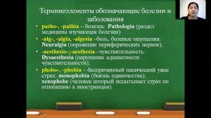 Конечные терминоэлементы в сложносоставных клинических терминах