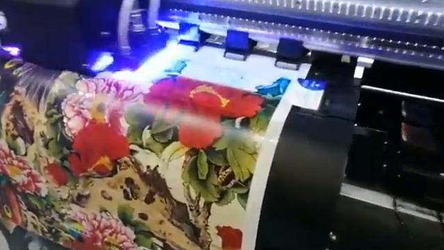 Рулонный УФ принтер Alfa UVR1602 DX11 смотреть онлайн