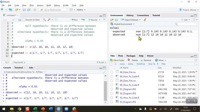 How To... Perform a One-Factor Chi-Square Test in R #91 смотреть онлайн