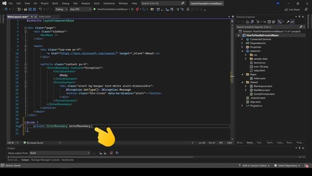How to handle errors in Blazor смотреть онлайн