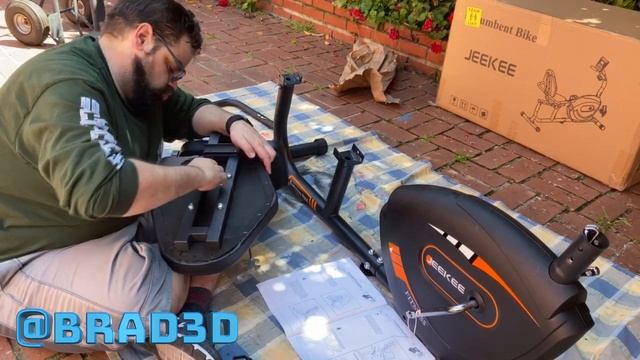 JEEKEE Recumbent Exercise Bike : Unboxing and Build Guide смотреть онлайн