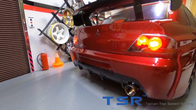1/10 Dirft RC Mitsubishi Lancer Evolution 9 (4K)
