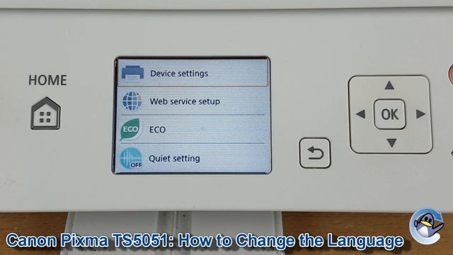Canon Pixma TS5051: How to Change the Selected Language смотреть онлайн