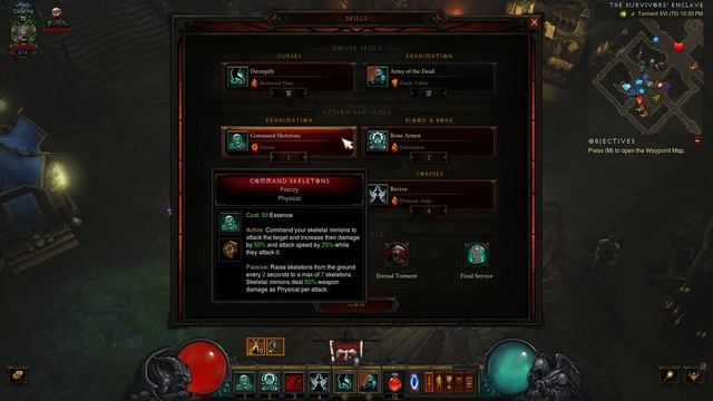 [Diablo 3] Necro Rathma Set Dungeon Guide Season 23+ (Very Easy)