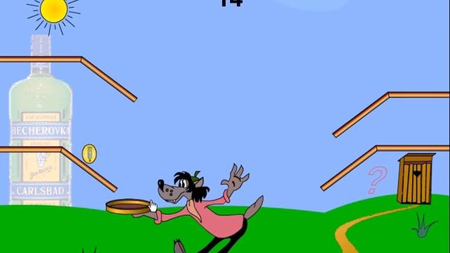 Video game for children Oh wait wolf catches eggs смотреть онлайн
