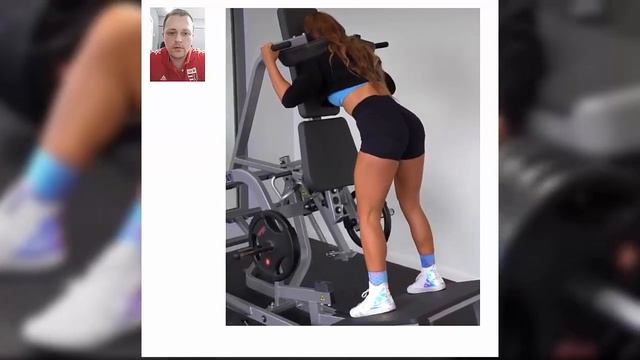 Разбор тренировки фитнес модели. Почему жим ногами плох для ягодиц. смотреть онлайн