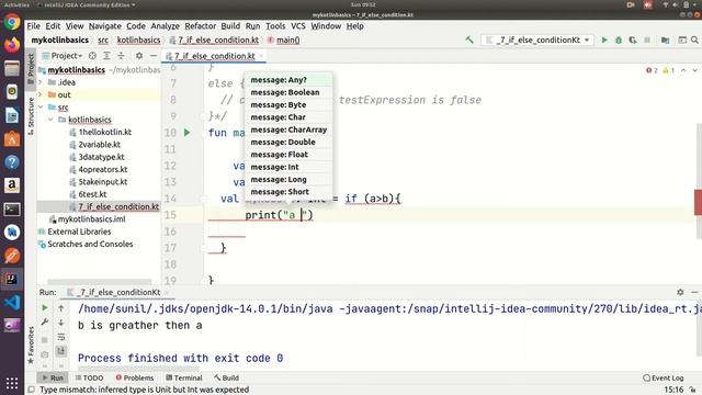 Kotlin If Else Statement and Expression Tutorial | Part #9 смотреть онлайн