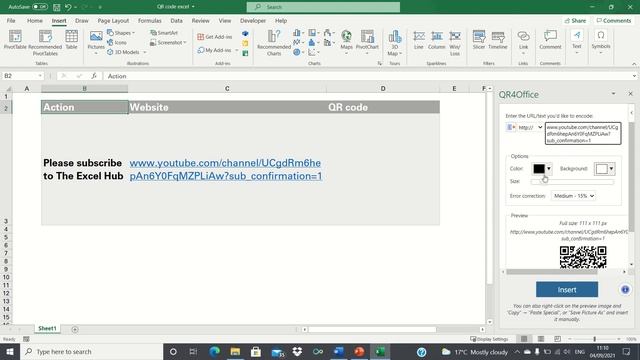 How To Create A QR Code In Excel смотреть онлайн