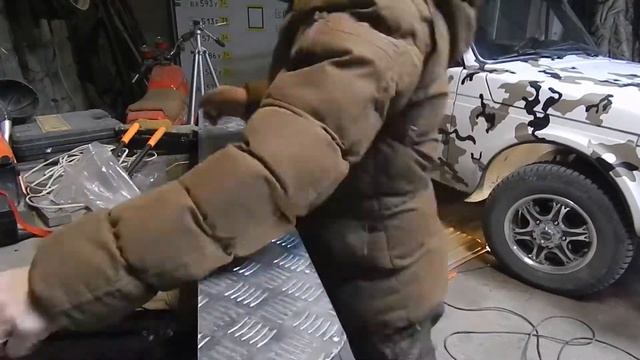 Силовые пороги на ниву из проф трубы своими руками смотреть онлайн