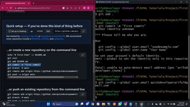 6.Connection with local Git and Remote GitHub Repo смотреть онлайн