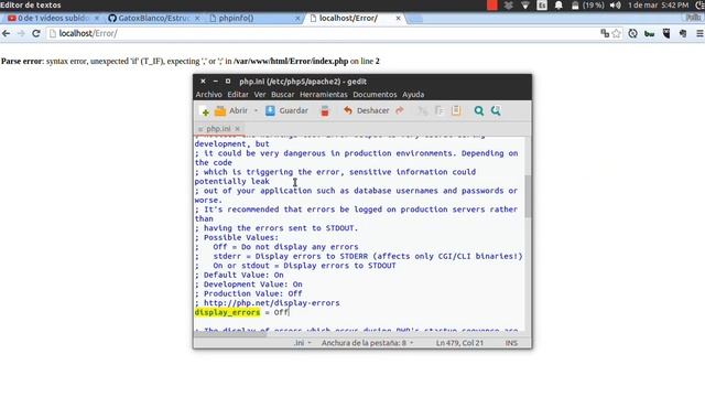 Activa Errores #PHP Navegador & Sublime text 2 смотреть онлайн