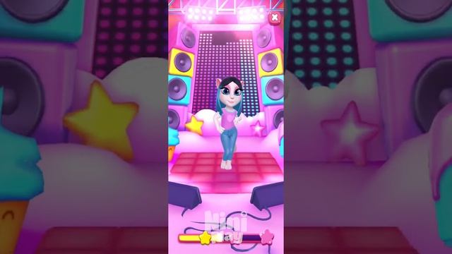 ?My talking angela 2 - Game play - Let´s dance - Vamos dançar - Nini Play ?❤❤❤ смотреть онлайн