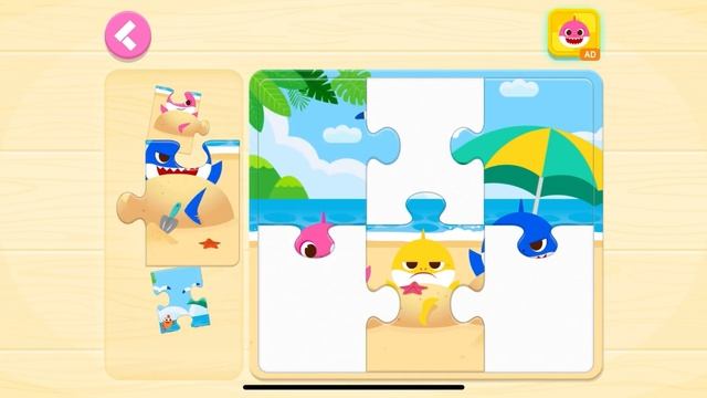 Puzzle solving with Baby Shark Family #Baby shark #puzzle смотреть онлайн