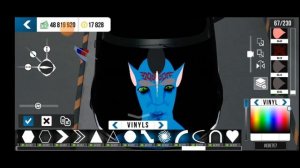 легкий винил Аватар в кар паркинг