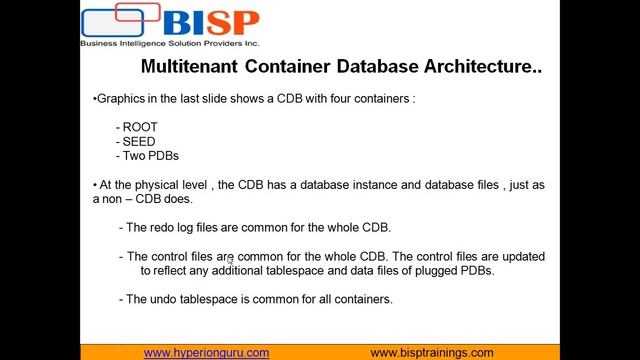 Oracle 12c Administration Demo Session смотреть онлайн