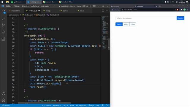 JavaScript côté navigateur : Local Storage смотреть онлайн