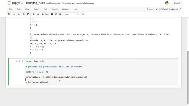 3_8 permutations using Python. смотреть онлайн