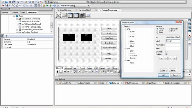 PART 5: C++ GUI - Creating a menu bar with wxWidgets and CodeBlocks смотреть онлайн