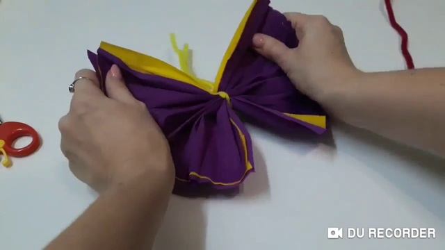 Поделки с детьми из гофрированной бумаги бабочка смотреть онлайн