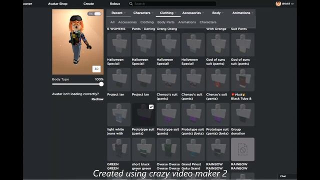 Roblox Avatar Editor Broken Confirmed (Error fixed 2:26AM EST) смотреть онлайн