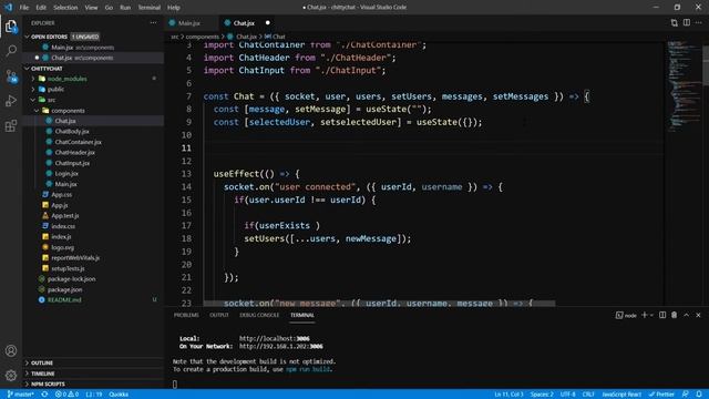 New User Connection | Private Chat Application Using ReactJS & Socket.io | Part 7 смотреть онлайн