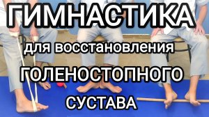 Упражнения для восстановления голеностопного сустава / Гимнастика после перелома, растяжений и т.д.