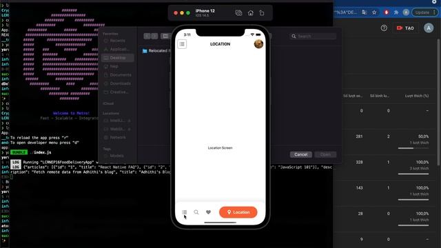 React Native UI - Food App 1 смотреть онлайн