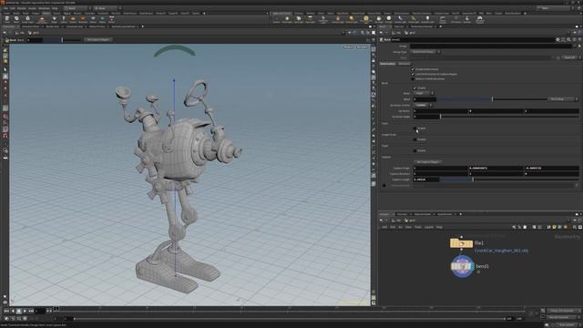 Houdini | Bend Geometry Node смотреть онлайн