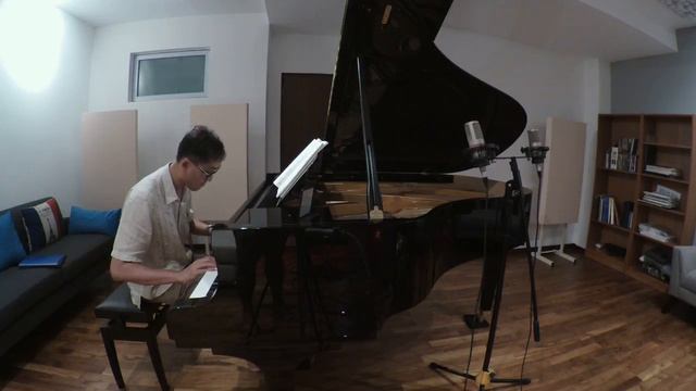 Liszt Consolation no. 3 in D flat, Sauter 185 Delta, Zoom Q8 with 2 AKG mics смотреть онлайн