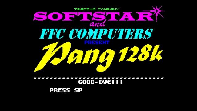 Pang 128 - Softstar [#zx spectrum, zxaaa.net, zxdemo.ru] смотреть онлайн