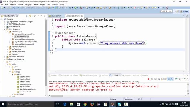 [Programação Web com Java] 175 - Introdução ao ManagedBean смотреть онлайн