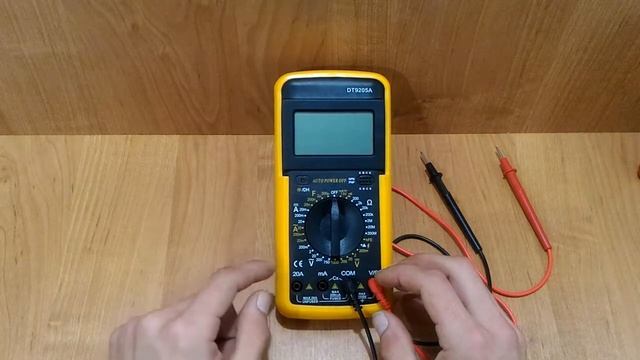 Мультиметр DT9205A из китая.  Обзор