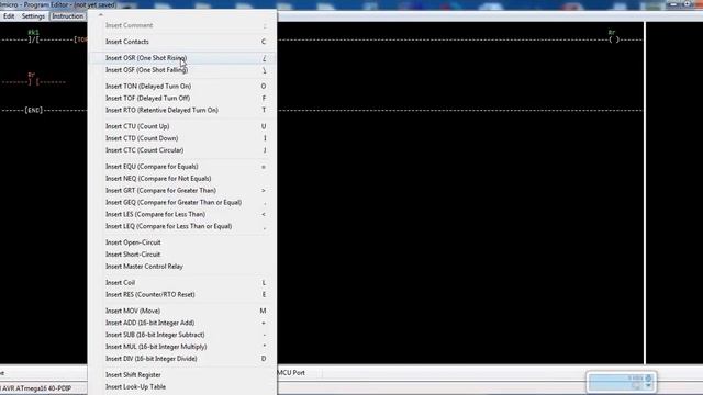 Программирование микроконтроллеров AVR на языке релейных диаграмм LD