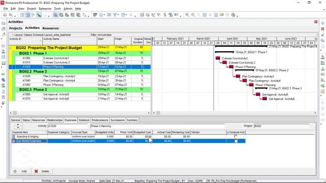 How to assign cost or expenses in Oracle Primavera P6 смотреть онлайн