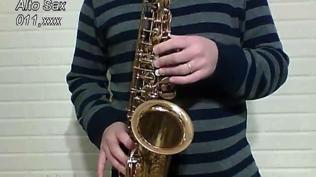 Yamaha YAS 62 Alto Sax 011xxx смотреть онлайн