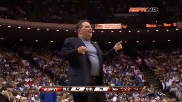 NBA 2008-09 Season, Cavs@Magic(W) / 3Q - Dwight Howard (Defensive player of this yr) was 20P-11R-3B