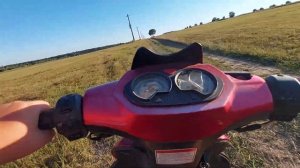 Покатушка на скутере!!50 кубов валят.  #motovlog  #скайфом