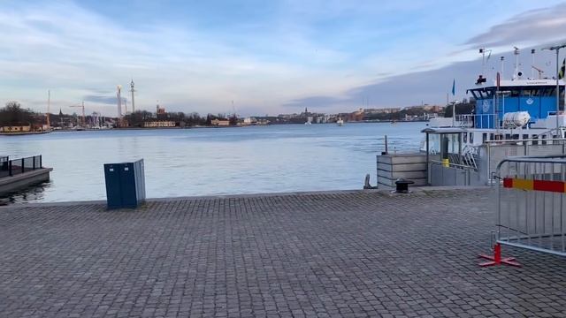 Stockholm Walks: Slussen. Street Life, Construction, New Bridge And Old Town Shoreline In March 202