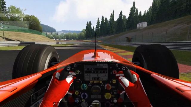 Assetto Corsa hotlap 2004 Ferrari F2004 Michael Schumacher Spa смотреть онлайн